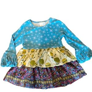 Matilda Jane Paint by Numbers Hot Balloon Top Size 8